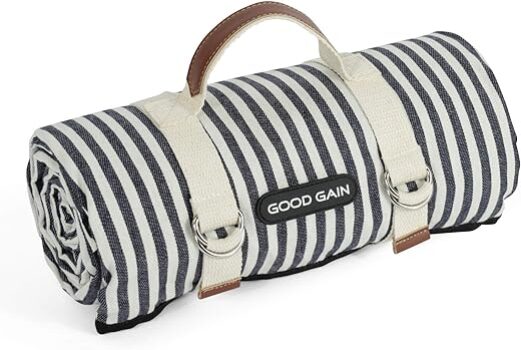 Portable Beach Picnic Blanket with Waterproof Backing